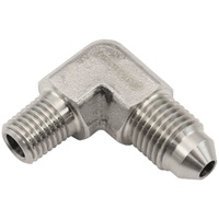 S/S 90 DEG 1/16" NPT TO -3AN