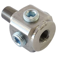 1/8" BSP TO NPT BLOCK ADAPTER