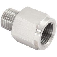 1/2"-20 PIPE REDUCER MALE TO Female Inverted Flare 9/16"-20 - Stainless Steel 
