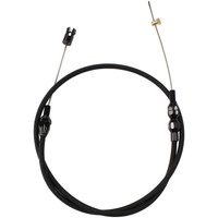 Aeroflow Heavy Duty GM LS Throttle Cable - Black Cover with Black Cable Ends