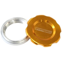 2-1/2" WELD BUNG AND GOLD CAP