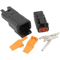 WEATHERTIGHT DTM 2 PIN BLACK