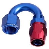 ALLOY 180 DEG HOSE END -4AN
