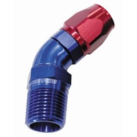 Male 3/8 NPT 45 Deg to -6 Hose