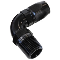 Male 1/2 NPT 90 Deg to -8 Hose