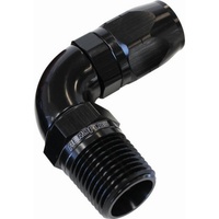 Male 1/2 NPT 90 Deg to -10Hose