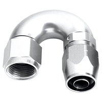 ALLOY 180 DEG HOSE END -4AN