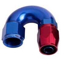 ALLOY 180 DEG HOSE END -8AN