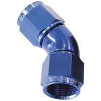  -8AN 45 DEG SWIVEL COUPLER