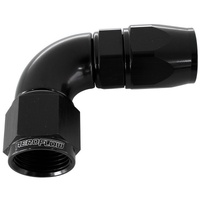 90 DEG -10AN FULL FLOW TEFLON