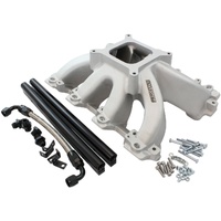 GM LS Cathedral Port Carburettor Hi Rise Race Single Plane EFI Intake Manifold