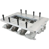 Aeroflow Top Plate with Supercharger Flange For Modular Intake Manifolds - Natural Cast Finish Suit 6-71 & 8-71 Blowers