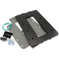 Aeroflow Top Plate with Supercharger Flange For Modular Intake Manifolds, Black Finish Suit 6-71 & 8-71 Blowers