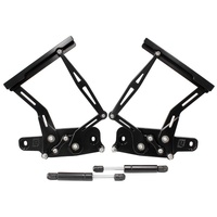 BILLET BONNET HINGE KIT BLACK