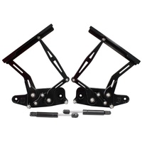 BILLET BONNET HINGE KIT BLACK