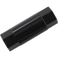 M6 FEMALE HEX SPACER BLACK