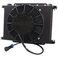 25 Row Modular Oil Cooler with Brushless Fan & Shroud