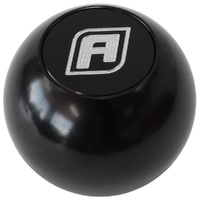 BILLET ROUND BLACK GEAR KNOB