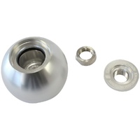 BARE SILVER SHIFTER GEAR KNOB