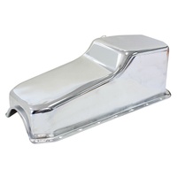 STEEL STOCK OIL PAN SBC CHROM