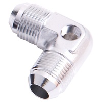 90 DEG UNION -8AN WITH 1/8"