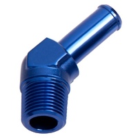 45 DEG 1/4" NPT TO 5/16" BARB