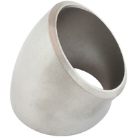 2" STAINLESS STEAM PIPE 45 DEG