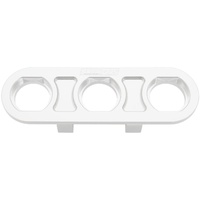 BILLET BULKHEAD PLATE 3 PORT