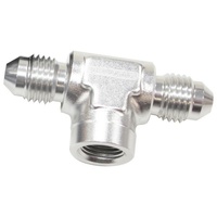  -4AN MALE TEE WITH 1/8 ON SIDE