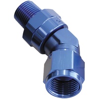 45 DEG 1/4" NPT TO -6AN FEMALE