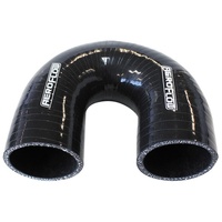Silicone Hose 180 Deg; Black