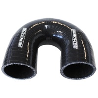 Silicone Hose 180 Deg; Black