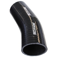 Silicone Hose 23 Deg; Black