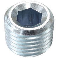 1/2" NPT PORT PLUG STEEL ZINC