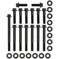 HOLDEN V8 12PT BLK TIMING COVER & W,PUMP BOLT KIT