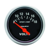 2'' VOLTMETER, 8-18 VOLTS ELEC,