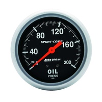 2-5/8' SPORT COMP OIL PRESS 0-200 PSI