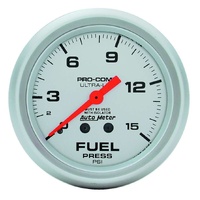 2-5/8' FUEL PRESS, 0-15 PSI, W