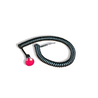 MUSHROOM BUTTON & SPIRAL CORD