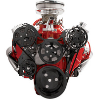Tru Trac Serpentine System - Small Block Chevy Air con, No Power steering