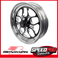 BILLET SPECIALTIES WIN LITE 15 X 4  2.25"BS 4.50" FORD BLACK BRS025406522N