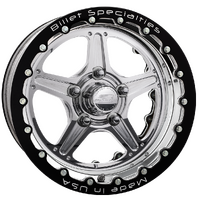 STREET LITE DBL 15 X 10 4.5"BS 4.5BP POL
