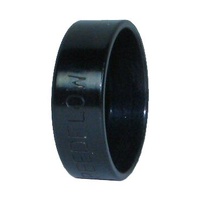 -4 PUSH ON HOSE COVER - BLACK