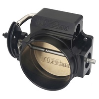 102mm Billet Aluminum LS Cable Throttle Body 4 Bolt Flange - Black CAL-9731BK