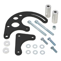 CVF Stealth Black Chevy Big Block Power Steering Bracket - Short Water Pump