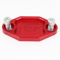 Holden V8 Pump Block Off Plate - Silver