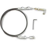 LOKAR 48'' STAINLESS THROTTLE CABLE BLACK