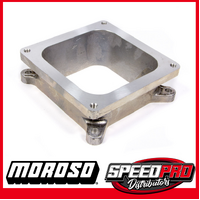 MOROSO CARBY ADAPTOR ALLOY 4150 SQUARE BORE TO 4500 DOMINATOR CARBY 2" - MO65000