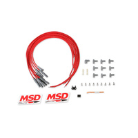 MSD Super Conductor Spark Plug Wire Set, Multi-Angle Plug, HEI Cap