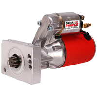 MSD Chevrolet Small and Big Block - Straight Mount Holes DynaForce Starter - High Speed - Red